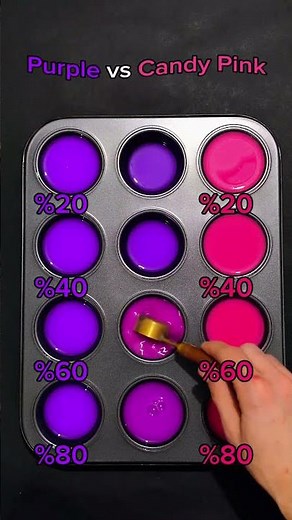 Soft Candy Pink vs Deep Purple | Color Mood Shift 💜🩷