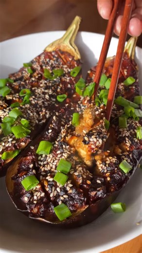Perfectly caramelized miso glazed eggplant recipe