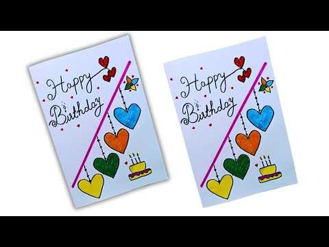 Easy Happy Birthday Card 🎉 | Beautiful Handmade Birthday Card Idea | DIY Step by Step