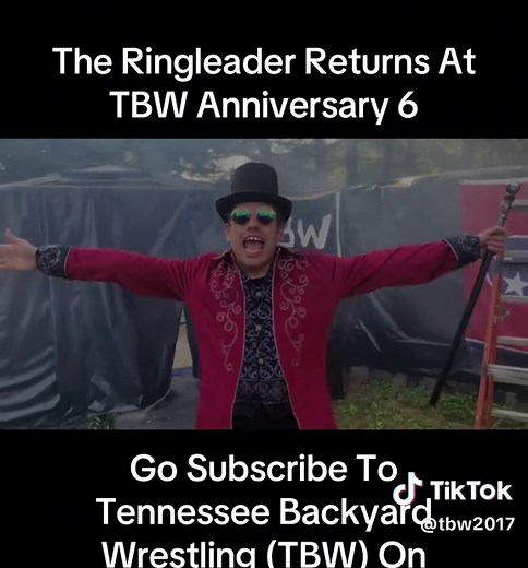 THE RINGLEADER IS BACK IN TBW!!!! #backyardwrestling #wrestling #wrestlingtiktok #wrestletok #ringleader