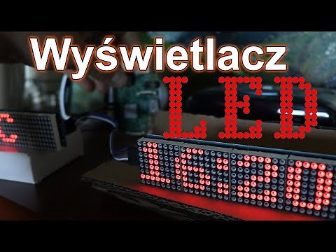 Wyświetlacz matrycowy LED MAX7219 + Raspbery Pi + Python w akcji - Pełen tutortial