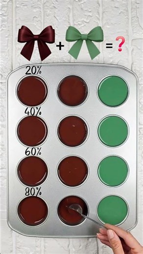 Dark Burgundy & Green Color Palette🫠 #colormixing #colormix #satisfying #colorconcept #artshorts