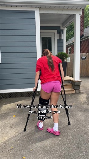 This injury does not define me. I wouldn’t change a thing because it’s only making me stronger than I was before and nothing and no one will stop me. 🩷🩷 #fyp #relateable #aclrecovery #godsplan