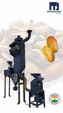 Mango Seed Size Reduction & Powder Processing #barturbomill #knifegranulator