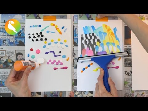 Five Squeegee Painting Techniques Your Students Will LOVE