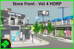 Store Front - Vol 4 HDRP | 3D Landscapes | Unity Asset Store