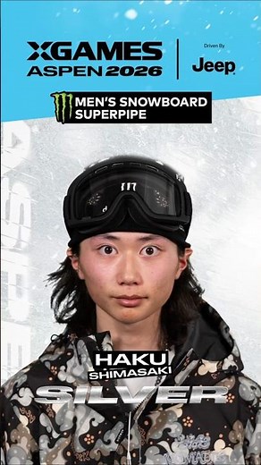 Haku Shimasaki Silver Medal run in the Monster Energy Men's Snowboard Superpipe