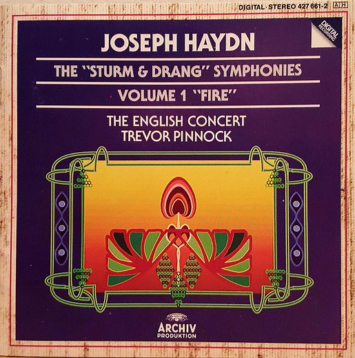 Joseph Haydn - The English Concert, Trevor Pinnock - The "Sturm & Drang" Symphonies - Volume 1 "Fire"