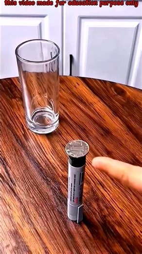 Coin Magic Trick That Will Blow Your Mind 🤯 Easy Sleight Skill #facts #shorts
