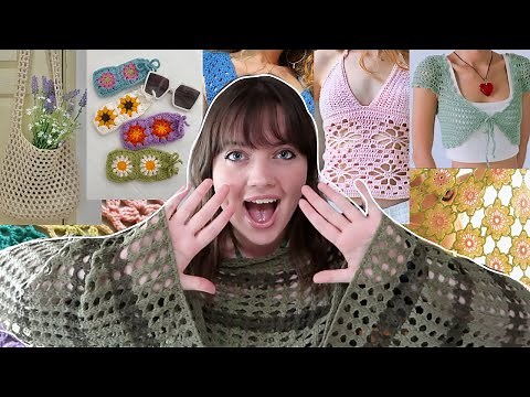 50 easy crochet project ideas for SUMMER with free patterns (beginner friendly)