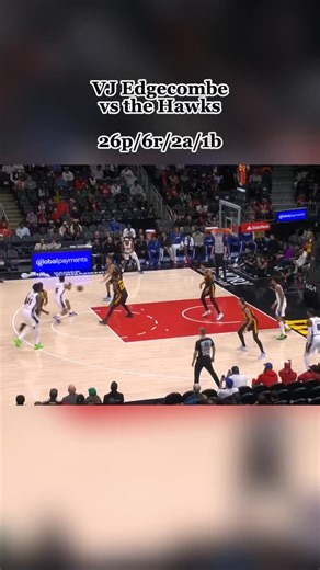 R3d_R1ver on Instagram: "VJ Edgecombe, 39 MIN, 26 PTS, 6 REB, 2 AST, 1 BLK, 2 TOV, 9/21 FG, 4/10 3PT, 4/4 FT, 57.1% TS #nba #basketball #bball #76ers #vjedgecombe"