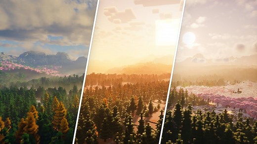 【Minecraft我的世界】推荐五个支持遥远的地平线模组的光影，其中有你喜爱的么？