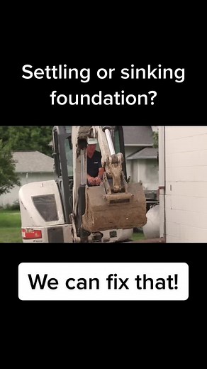 Push pier installation #wisconsin #minnesota #iowa #northdakota #foundationrepair #homerepair #XfinityFanthem #fypage #viral #contractor #smallbiz