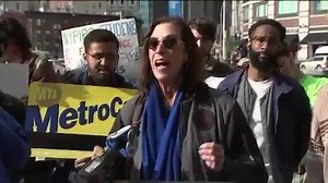 Bus riders protest in Brooklyn calling for faster service down Flatbush Avenue