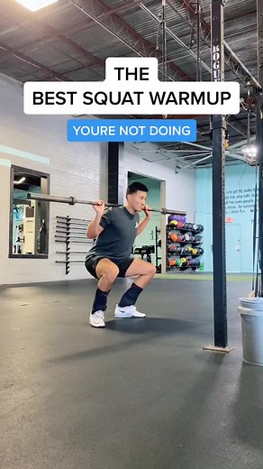 Ditch the foam rollers, “mobility” stretches, “glute activation” drills and just get under the bar! #squat #squats #crossfit #squatworkout #glutes