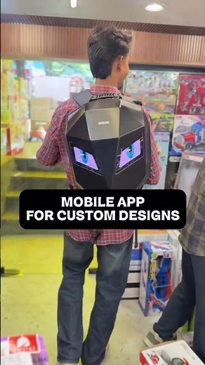 Introducing our latest LED bag with Bluetooth and mobile app customization - play your songs