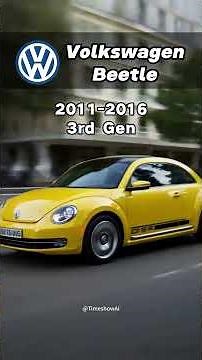 A brief history of automotive evolution with the Volkswagen Beetle 1945-2019#Volkswagen#Beetle#Type1