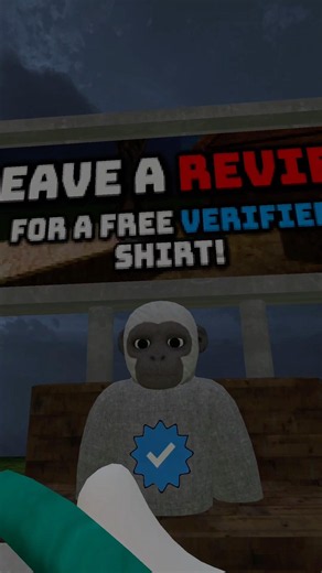 How to Get a VERIFIED Shirt in Gorilla Survival! #gorillasurvival #gorillatag #gtag #viral #shorts