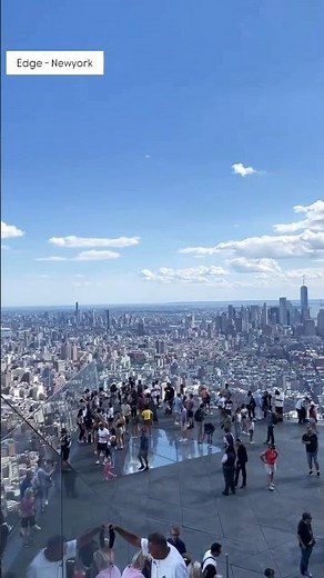 One of the best high rise views from New York - The Edge #viewtower #birdseyeview #observationtower