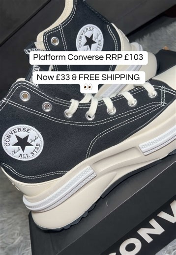 HOW are platform converse only £33 😍 #converseallstar #converse #shoes #tiktokmademebuyit