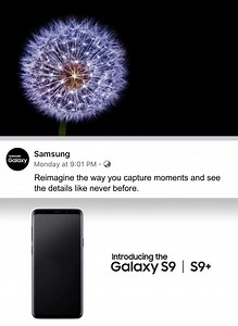 Introducing the all-new #GalaxyS9PH and Galaxy S9 – The Camera. Reimagined. Pre-order starts on Feb. 27 until Mar. 6. Learn more at spr.ly/GalaxyS9PreOrderPH. Per DTI-FTEB Permit No. 1021, Series of 2018. | Samsung