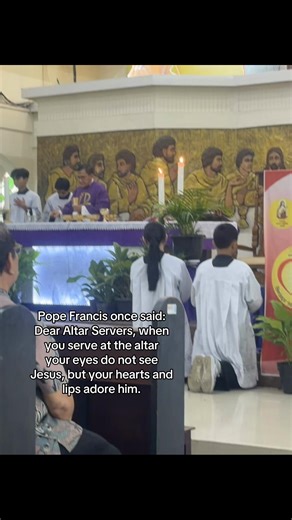 Pope Francis' Message to Altar Servers