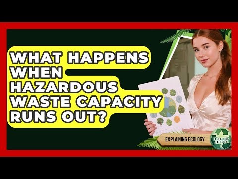 What Happens When Hazardous Waste Capacity Runs Out? - Explaining Ecology