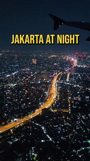 Jakarta Night Landing at Soekarno Hatta International Airport❗ #walkingaround
