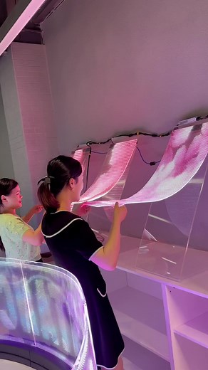 5.7K views · 106 reactions | transparent led screen #led #led #ledscreen #ledsign #ledwall #ledbillboard #respect #resolution #rgb #ledsign #craft #led #ledmodules #repair #lcd #lcdtv #ledpanel #ledsign #ledbillboard #tv #screen #display #panel #ledpanel #videowall #panel #display #diy #HD #dooh #ball #cctv #logo #media #dj #tech #media #signage | Apollomi LED Screen Display Factory | Facebook