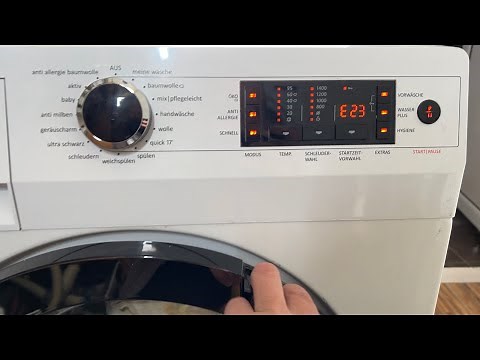 Easy fix Gorenje error E23 in washing machine / waschmaschine doorlock not open DIY