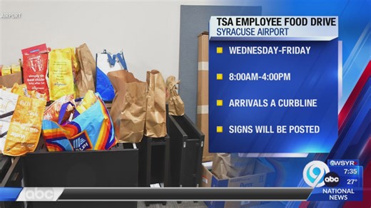 TMN weekend– food drive for TSA