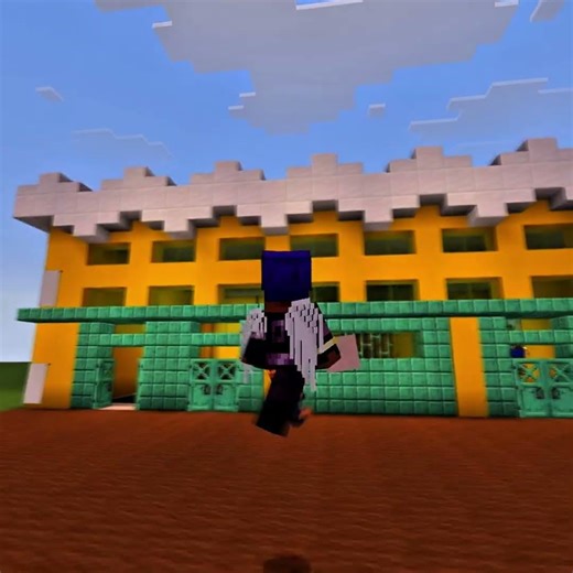 Minecraft but BLOX FRUITS takes over 🔥 #roblox #minecraft #shorts