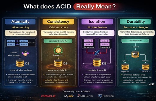 ACID Properties in Databases: Ensuring Data Integrity | Narayan Das posted on the topic | LinkedIn