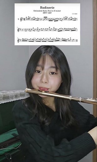 Badinerie Flute Solo #flute #bach #classic #flutecover