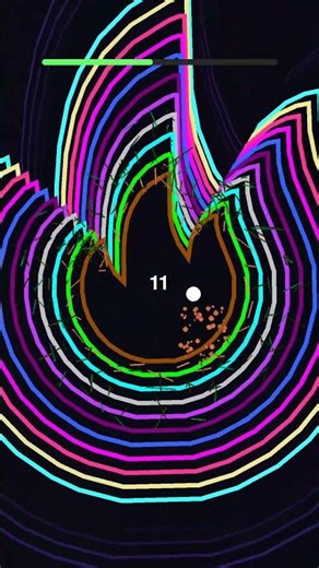 Will the Ball Escape 50 Fires in 10 Seconds? #satisfying #ball #bounce #bouncingball #adhd #kpop