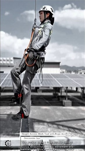 Height Access Work Tool with Rope Access Descender System #worktool