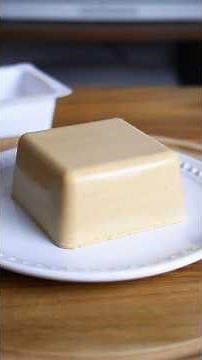材料4つ！パックそのままきな粉豆腐プリン作り方！#簡単レシピ