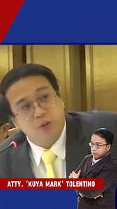 13K views · 331 reactions | Atty. 'Kuya Mark' Tolentino easily answered all the questions from Rep. Migs Nograles, while defending smni and the Philippine’s constitutional right of freedom of press and expression #KuyaMarkTolentino #PinoyLegalMinds #legaladvice #lawyer | Atty. Mark Tolentino | Facebook