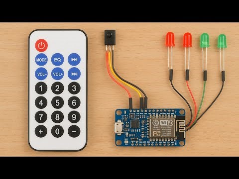 How to Control Leds with IRremote+Esp8266+EEPROM | Engineering and iot | Code