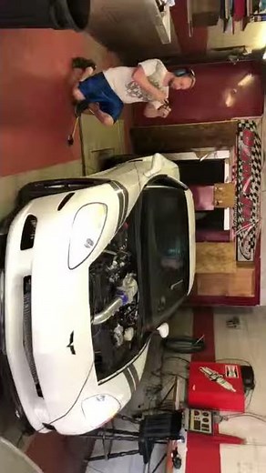 1000+hp corvette running our 4L65E dyno pull
