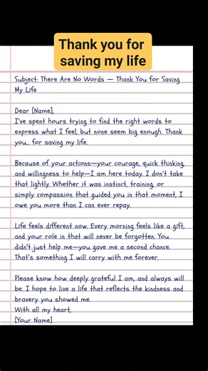 39K views · 698 reactions | Thank you letter writing idea part_72 #thankyou #thankyouletter | English Class | Facebook