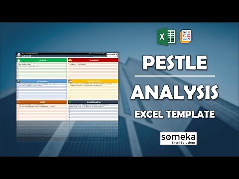 PESTLE Analysis Excel Template | Macro-environmental Analysis