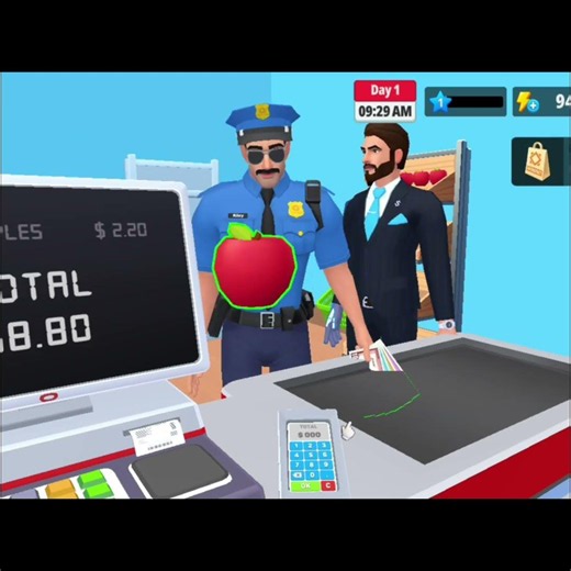 I Opened My First Supermarket! 🛒 Full Gameplay on My Channel! #My#Supermarket game #Gameplay #Shorts