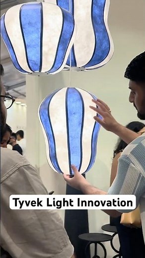 Lighting Reinvented with Tyvek Fabric!