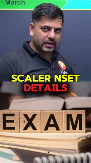 Scaler NSET Exam Details 💻🔥 | By Harsh Sir #harshsir #funnyjee #harshsirclips #jeemains #jee2026