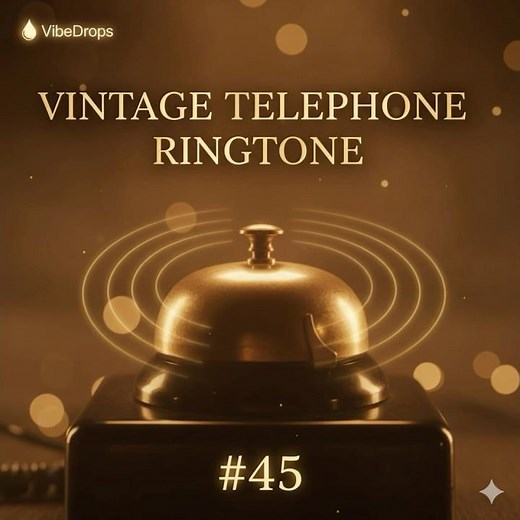 Vintage Telephone Ringtone ☎️ | Classic Retro Sound | VibeDrops #45