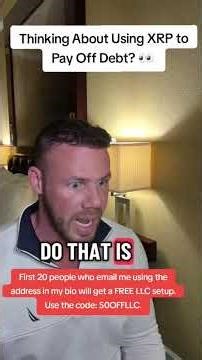 Thinking About Using XRP to Pay Off Debt? 👀