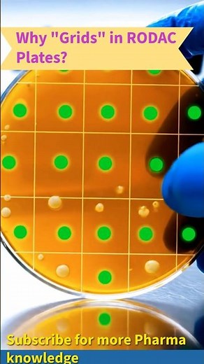 Why Rodac 55mm plates having Grids? #pharma #microbiology #qualitycontrol #rodac #55mm #media #facts
