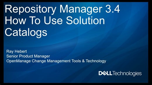 Dell Repository Manager 3.4 概觀