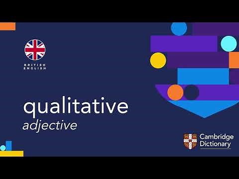 How to pronounce qualitative | British English and American English pronunciation